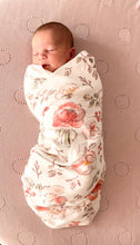 Load image into Gallery viewer, Organic Swaddle - Floral Kisses
