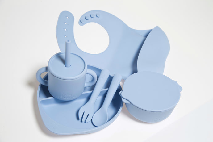 Ultimate Silicone Feeding Set (Crystal Waters)