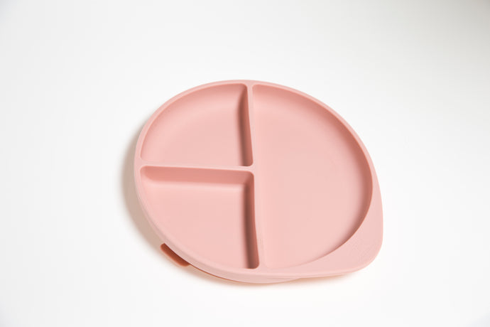 Silicone Suction Divided Plate (Sunset Delight)